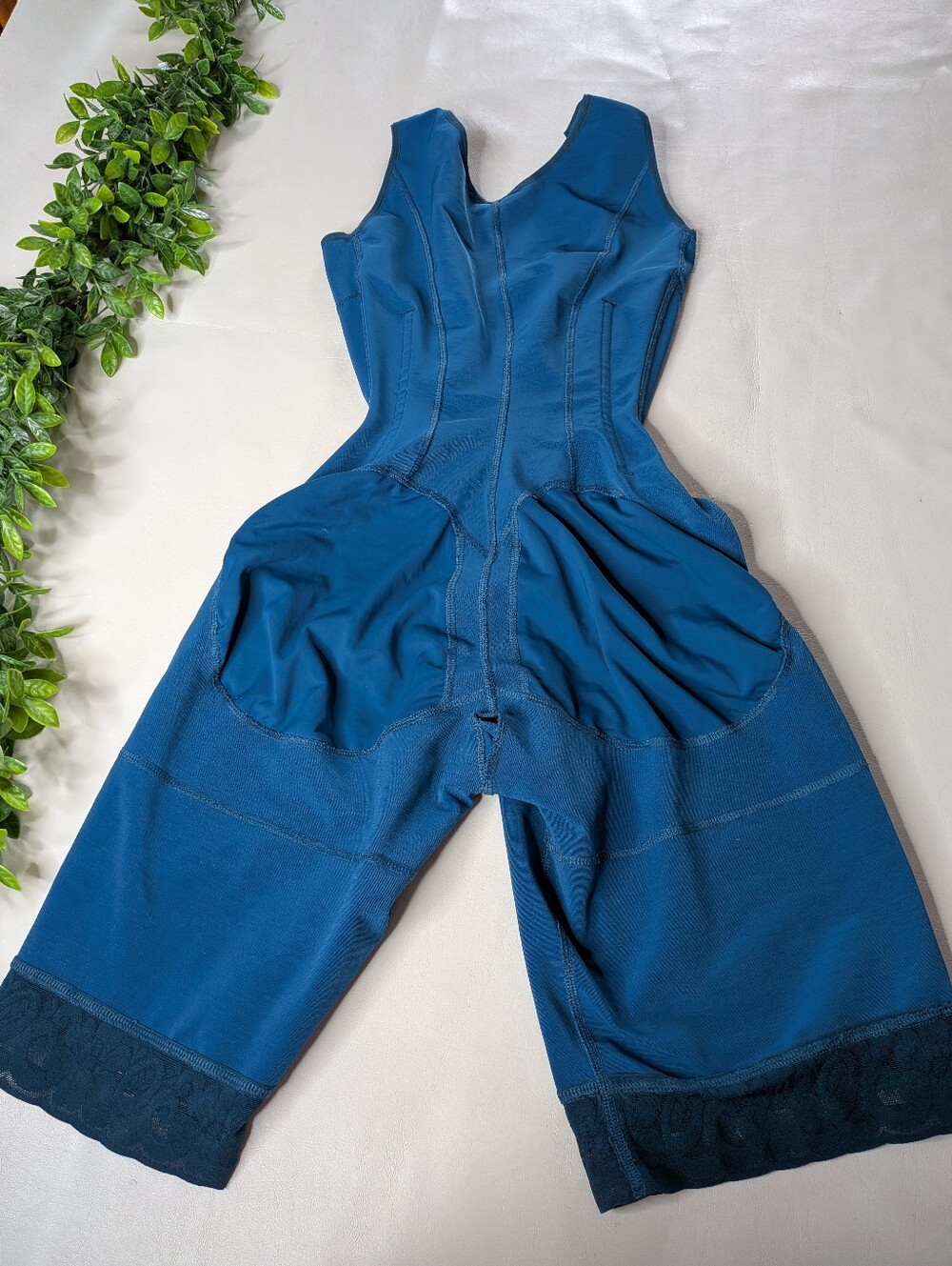 Tributo Faja BBL Garment Shapewear Compression Bodysuit Blue - Picture 12 of 13